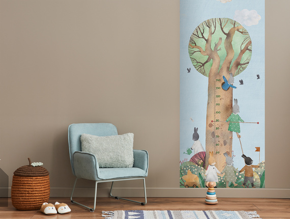 Tapeta Mural CW6064-1 Playful Bunnies Measure