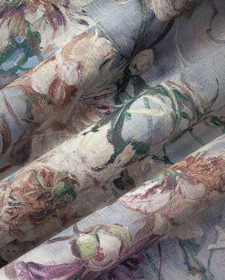 Fototapeta artystyczna Charlotte malowane kwiaty