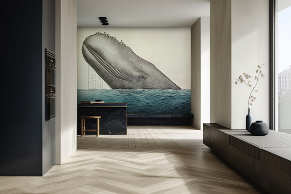 Tapeta Artystyczna Profond Aventure en mer PA112