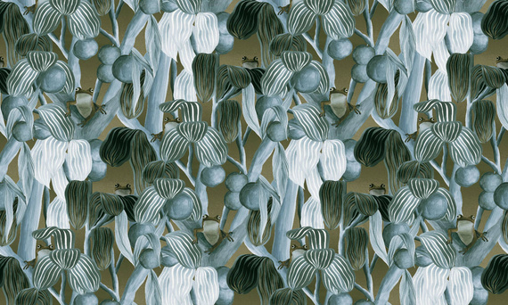 Tapeta tekstylna Arte Les Grenouilles de Chavroches 97512