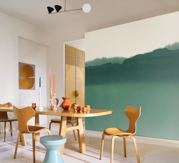 Mural mglisty krajobraz 76243568 Casamance Terra Rossa Pittore