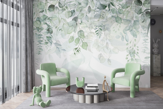 Fototapeta Przezroczyste Liście Z Sufitu