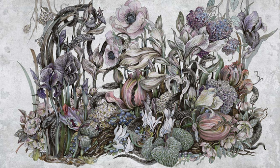 Ekskluzywny mural W rajskim ogrodzie Eden I