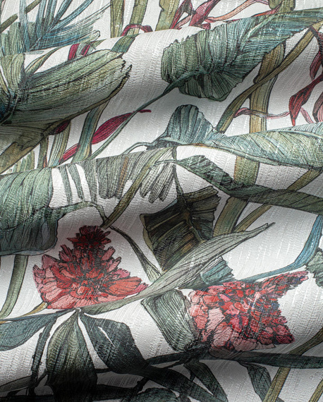 Fototapeta artystyczna Kenzo kwiaty liscie