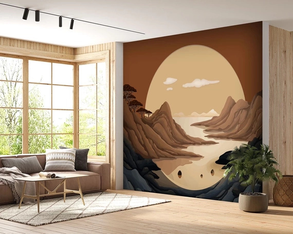 Tapeta Artystyczna Zachód Słońca