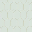 Modna tapeta 139202 łuki w stylu Art Deco miętowa zieleń i złoto