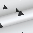 Tapeta 138942 graficzne czarne trójkąty na białym tle