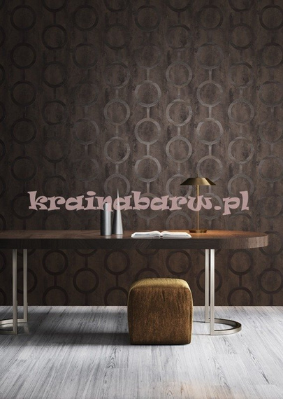 Stylowa tapeta geometryczna koła Mustang