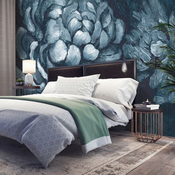 Tapeta Mural 26780 Painted Rose Smoky Blue 