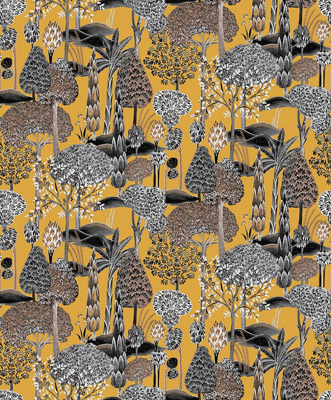 Tapeta Masureel wzór Viray SUM001 drzewa