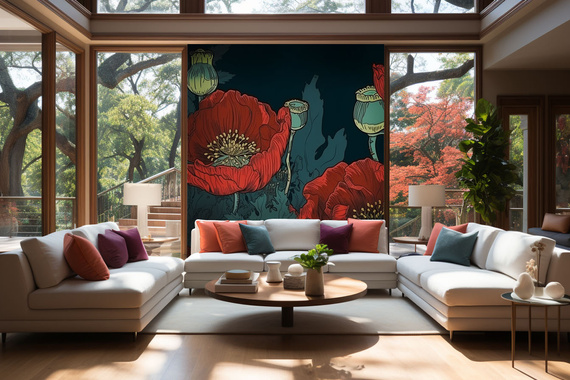 Tapeta Artystyczna Nectar Pavot NP118