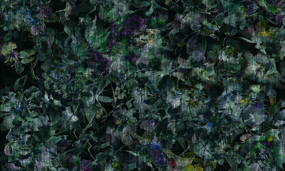 Ekskluzywny mural Tajemnicze kwiaty Indira I