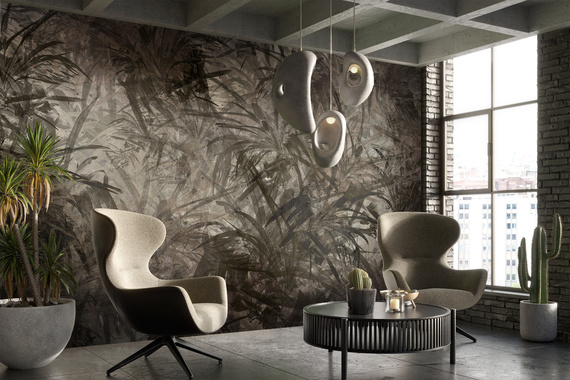 Fototapeta Ciemna Aura Liści