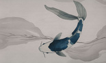 Tapeta artystyczna Wallart Koi