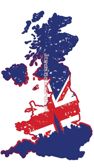 Naklejka na ścianę WIELKA BRYTANIA  SPNB106