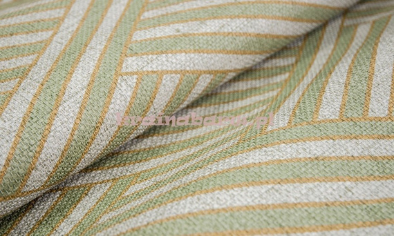 Nowoczesna geometryczna tapeta z  dużym wzorem  w beżach  w stylu Art-Deco z efektem 3D