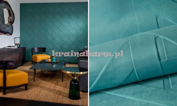 Luksusowa tapeta geometryczna 3D przeplatane linie w beżu