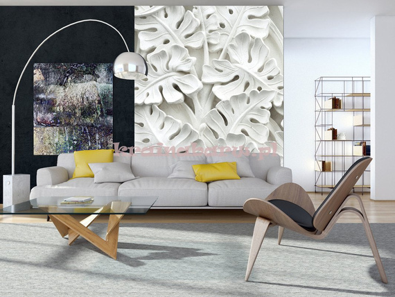 Fototapeta 10052 ALABASTROWE KWIATY II 3D