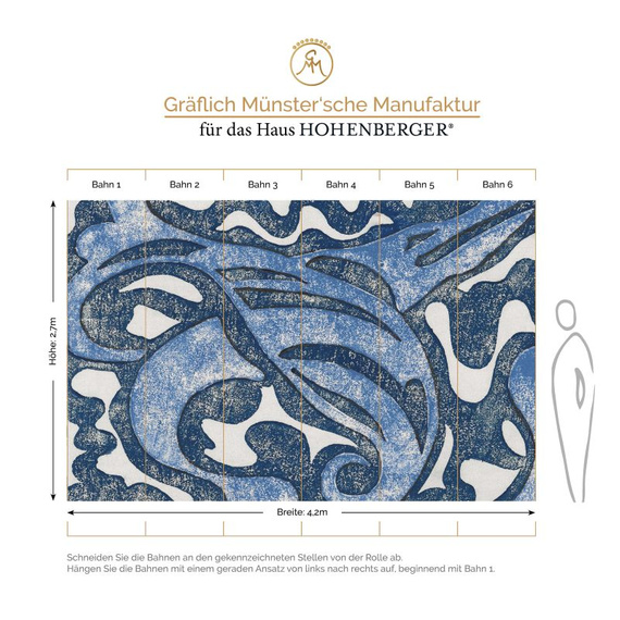 Tapeta 18060 Artist mural Water Lilly 