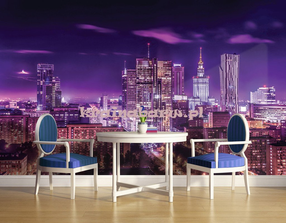 Fototapeta 1170 UŚPIONE MIASTO WARSZAWA