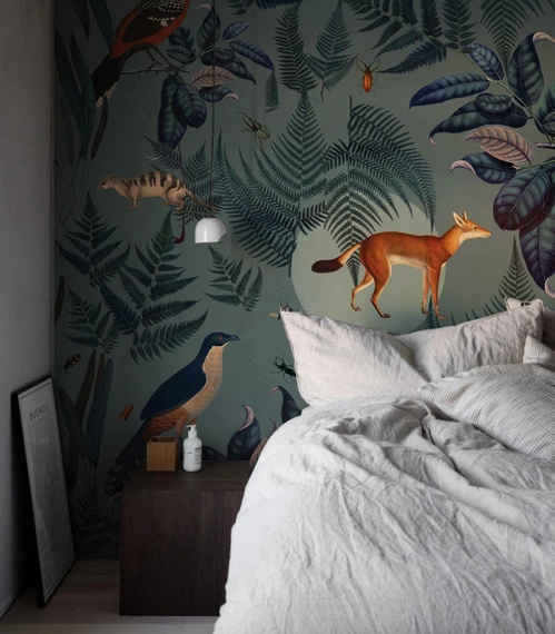 Tapeta Artystyczna Turquoise Fern