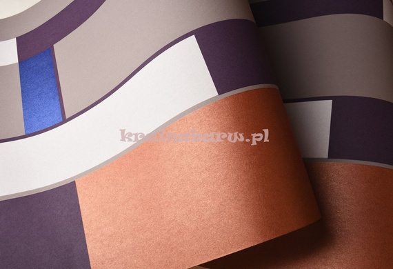 Nowoczesna tapeta geometryczna abstrakcja prostokąty beżowe szare