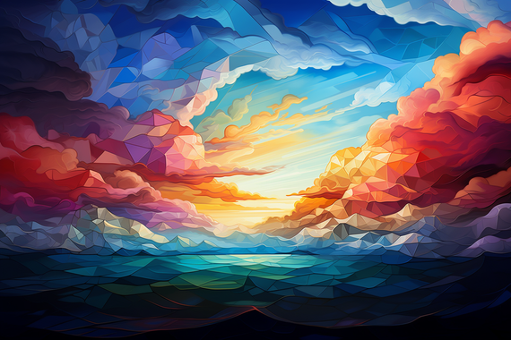 Tapeta Artystyczna Montagne et Ciel Ruby MR100