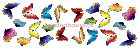 Naklejki na ścianę MOTYLE SPN137