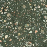 Tapeta Caselio 103000798 kwiaty i liście