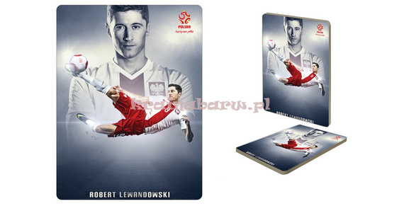 Obraz na tafli PTD227T2 piłka nożna Robert Lewandowski