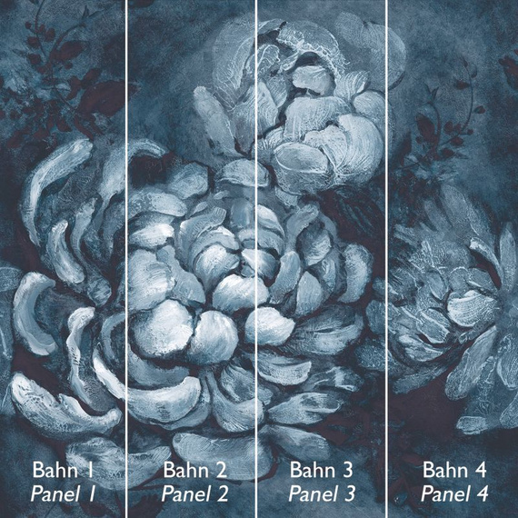 Tapeta Mural 26780 Painted Rose Smoky Blue 