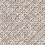 Nowoczesna tapeta metalowa plecionka szara z srebrzystymi akcentami