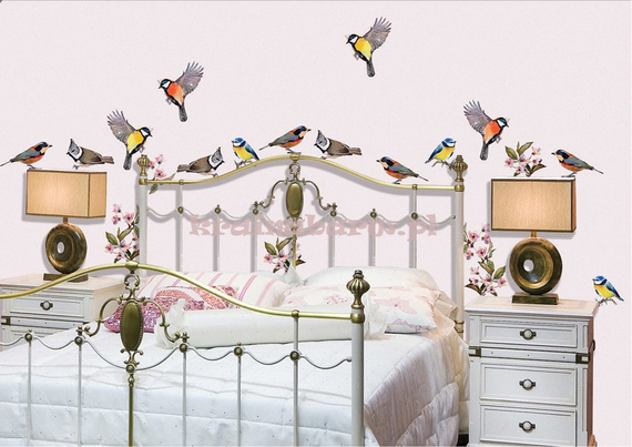 Naklejki na ścianę PTASZKI SPN448TD