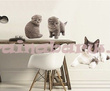 Naklejki na ścianę TRZY KOTKI SNC360