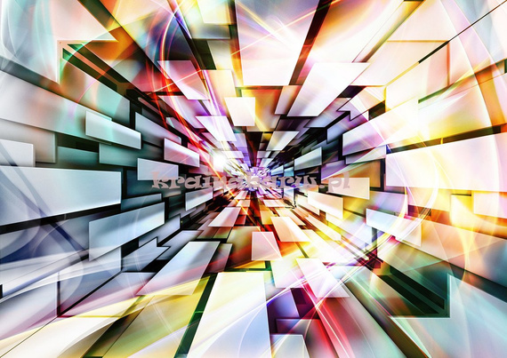 Fototapeta 3486 Kolorowa Abstrakcja 3D