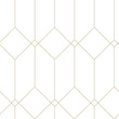 Tapeta 139223 geometryczna w stylu Art Deco biało złota