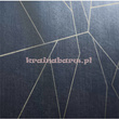 Nowoczesna tapeta geometryczna abstrakcja linie wielokąty na szmaragdowo zielonym tle
