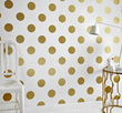 Tapeta 100105 złote kropki
