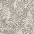 Tapeta TA25060 Thaiti liscie tropikalne szaro-beżowa