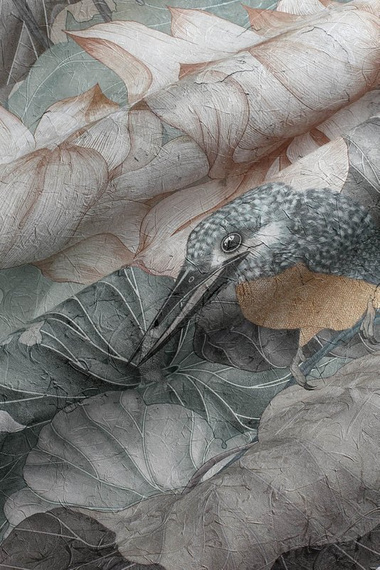 Fototapeta na flizelinie Kwiaty i Ptaki Allia