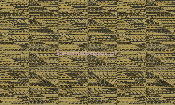 Nowoczesna geometryczna połyskująca tapeta w czerno złocista w stylu Art  Deco