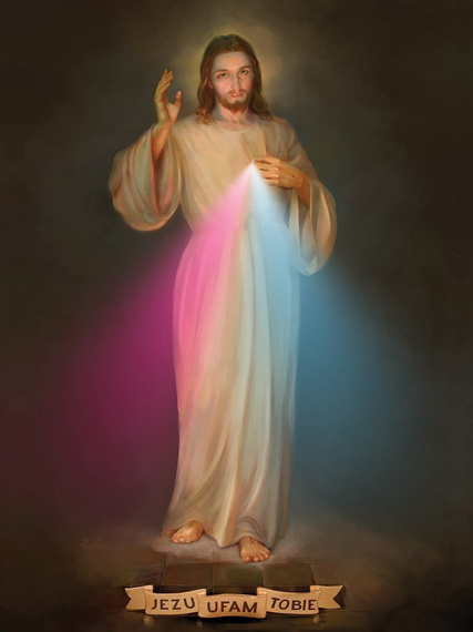 Fototapeta na flizelinie 13785VEA Jezu Ufam Tobie