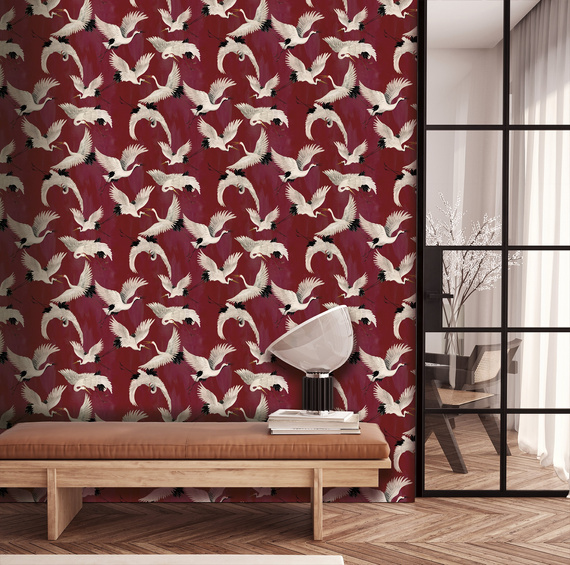 Tapeta DW2021 Cranes