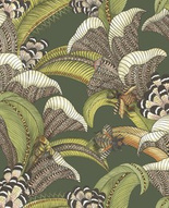 Tapeta Cole&Son 119/1003 Hoopoe Leaves liście i owady