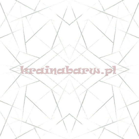 Nowoczesna geometryczna tapeta z graficznym szarym diamentowym wzorem na białym tle