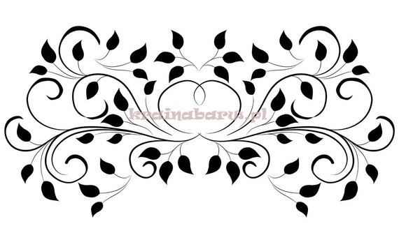 Naklejka na ścianę ORNAMENT SERCE  SPNB162TS