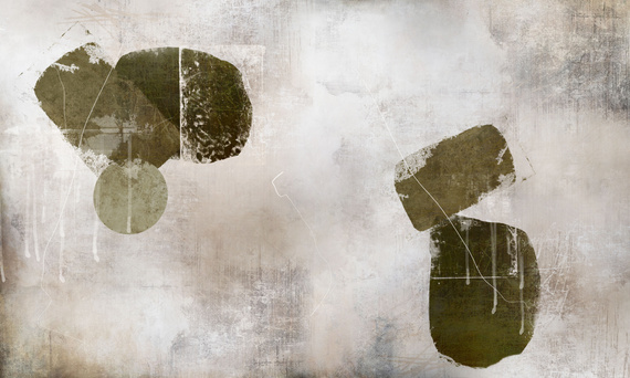 Tapeta artystyczna Wallart Verde abstrakcja