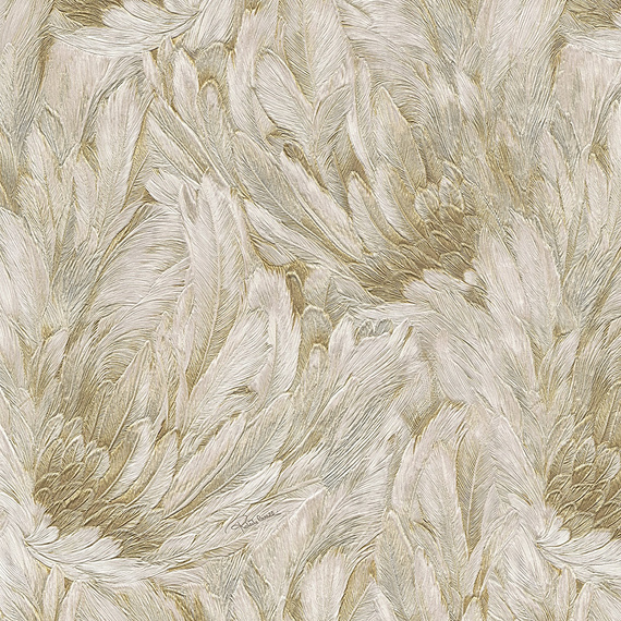 Tapeta Roberto Cavalli RC21002 pióra strukturalna