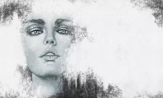 Fototapeta  Kobieta grafika Desire