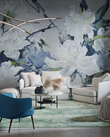 Fototapeta Malowane Kwiaty Tereza 2